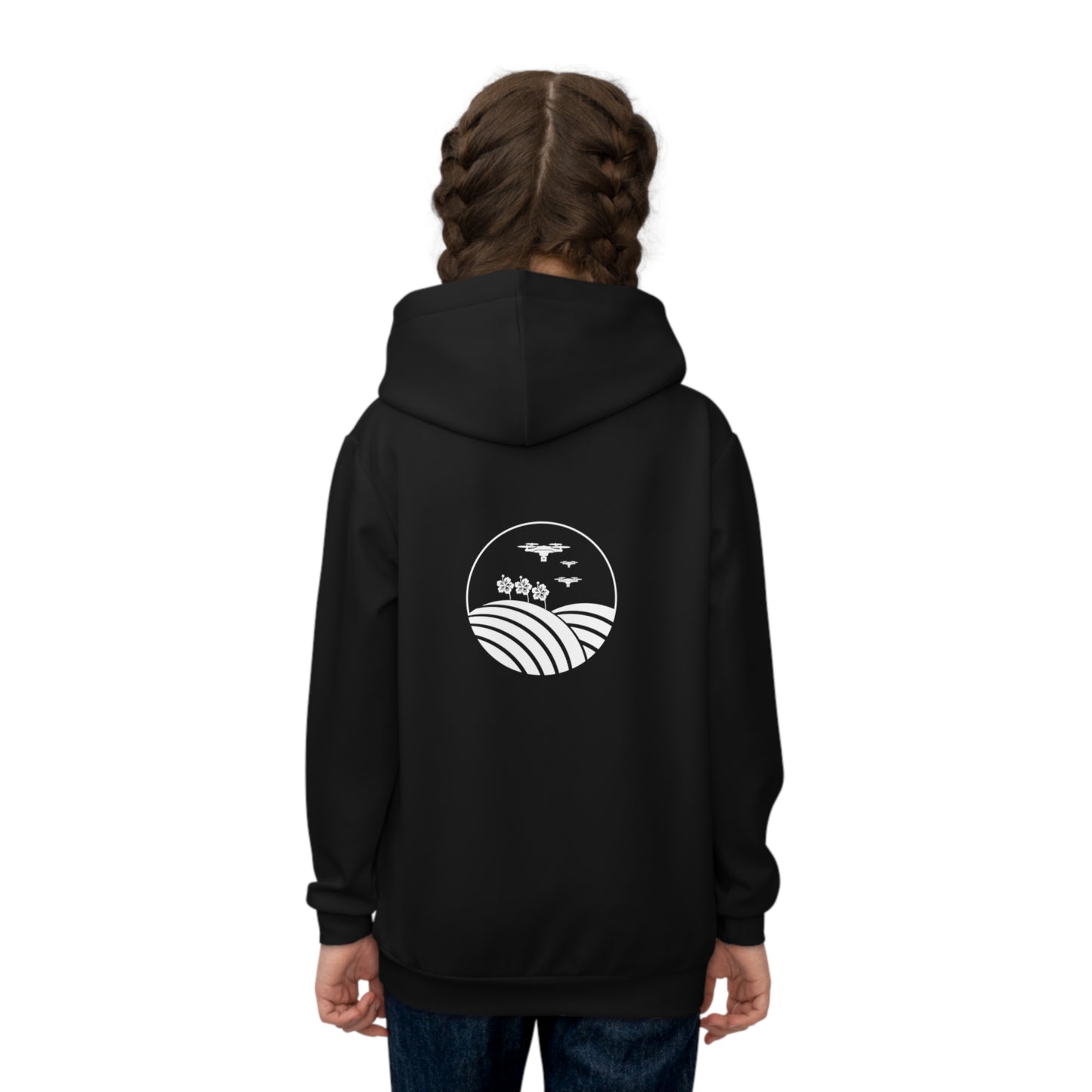 Sky Queen Kids Hoodie (Black)