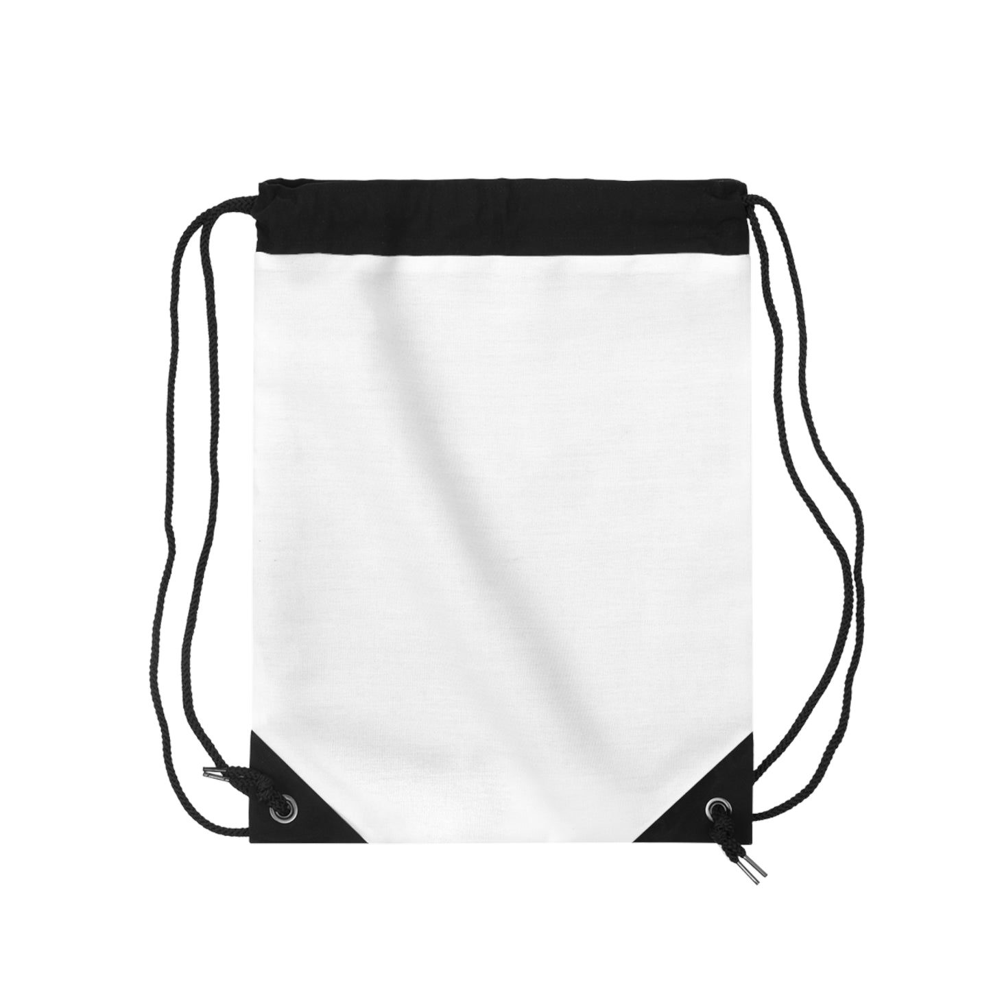 Winning Combo White Drawstring Bag