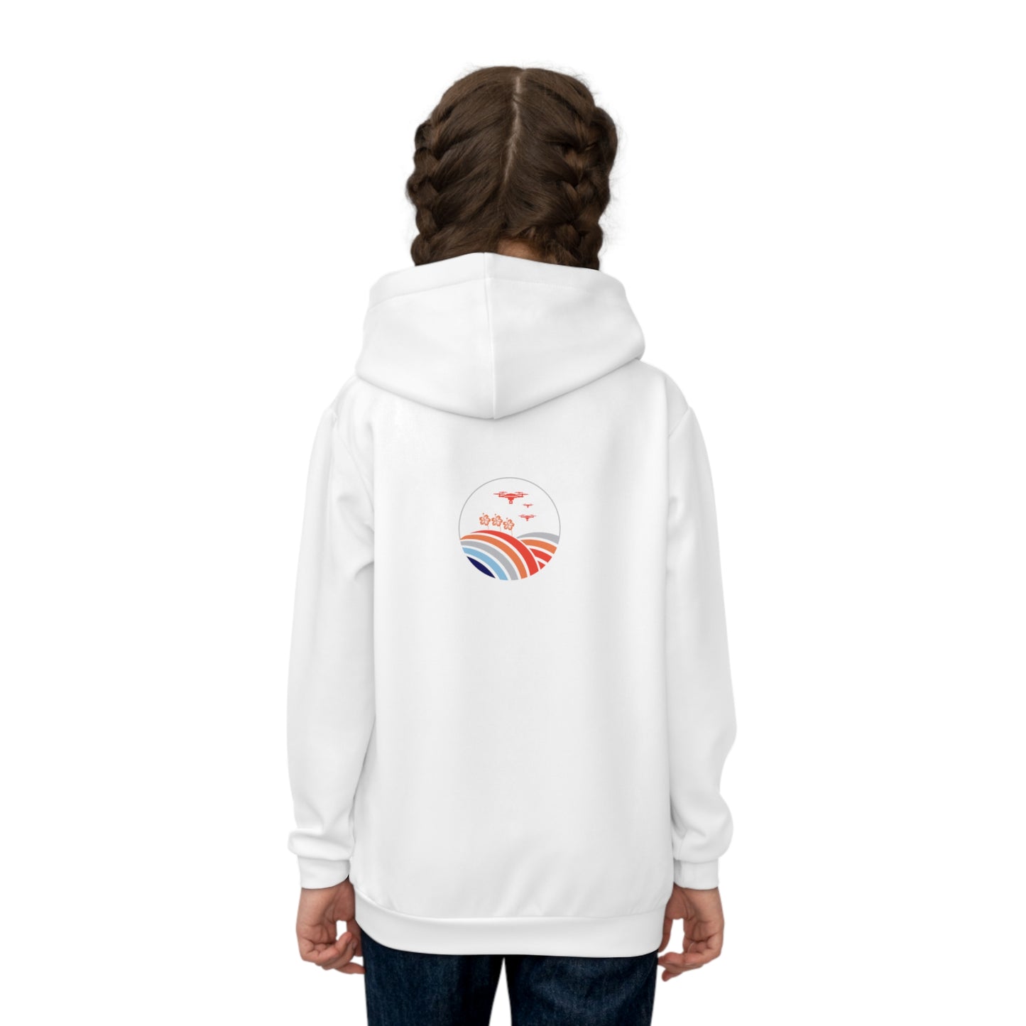 Take-Off Kids Hoodie (White)