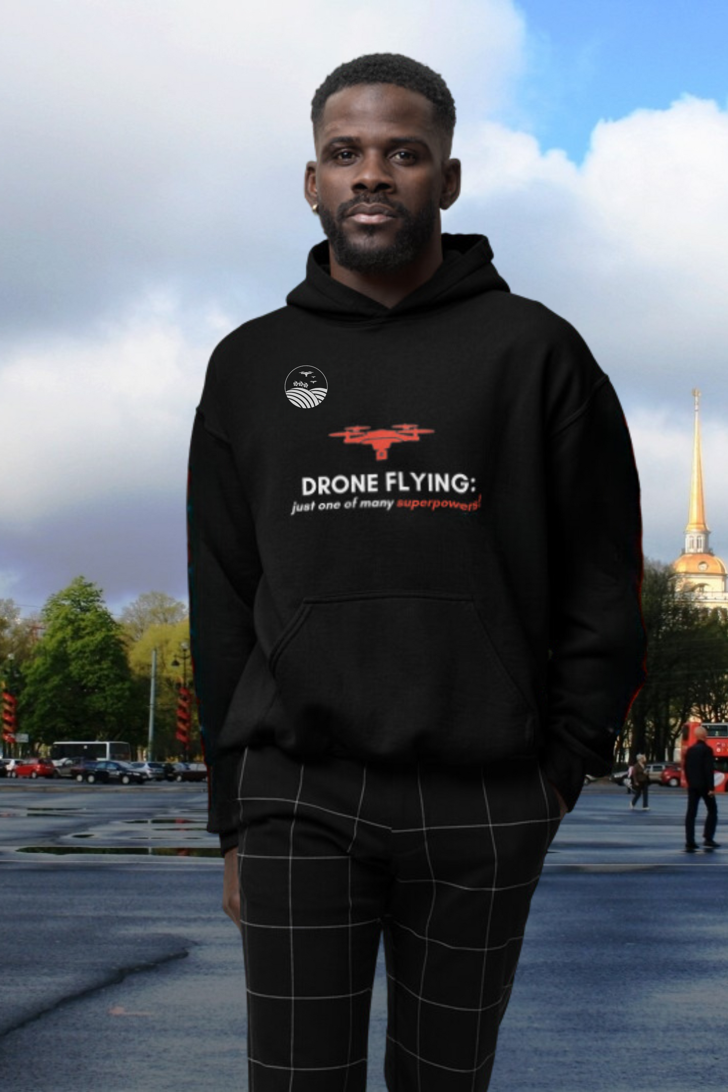 Superpowers Drone Men's Hoodie
