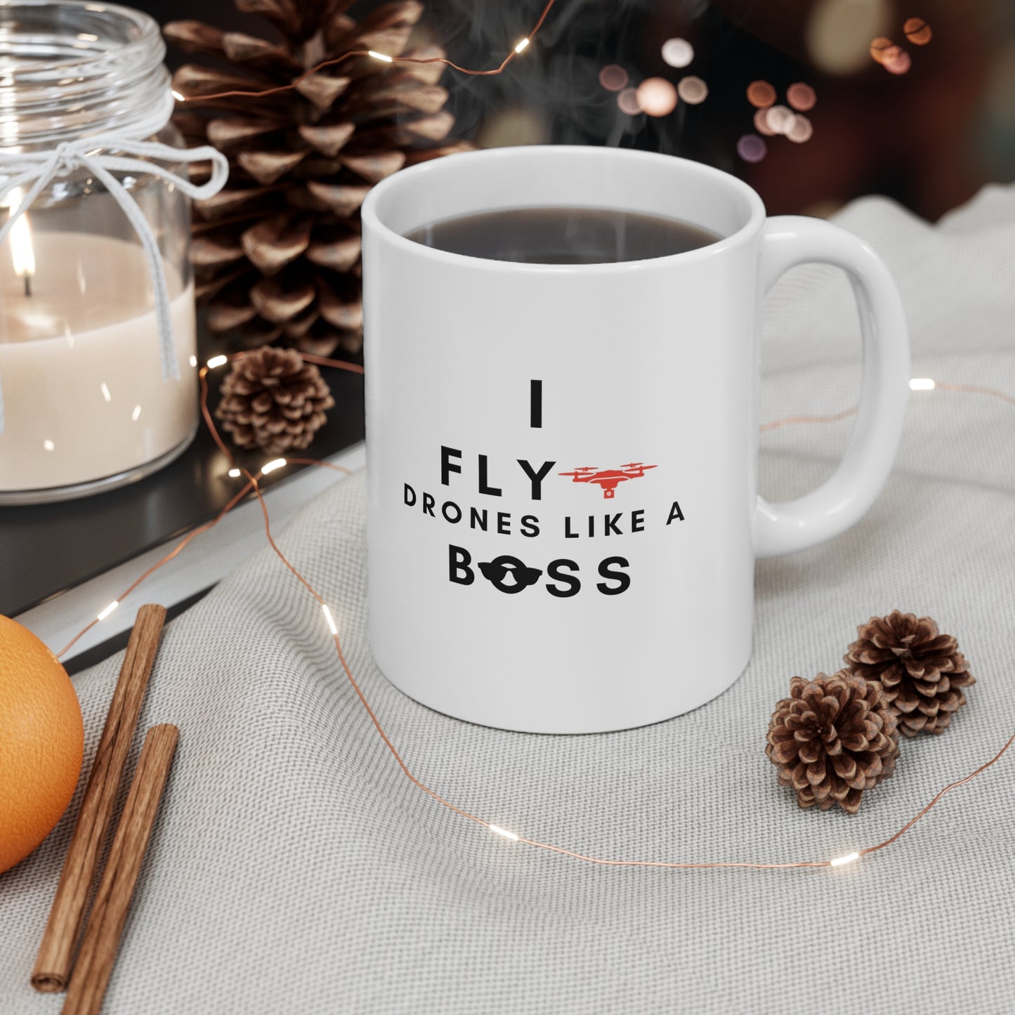Flyin' Like a Boss Ceramic Mug Mug 11oz