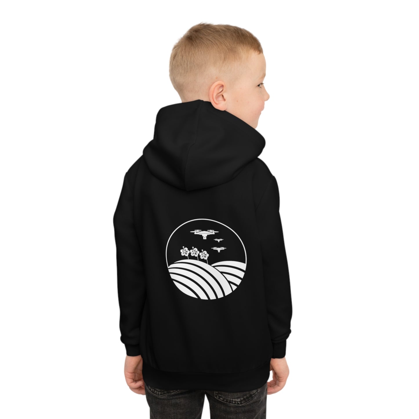 Flyin' Like a Boss Kids Hoodie (Black)
