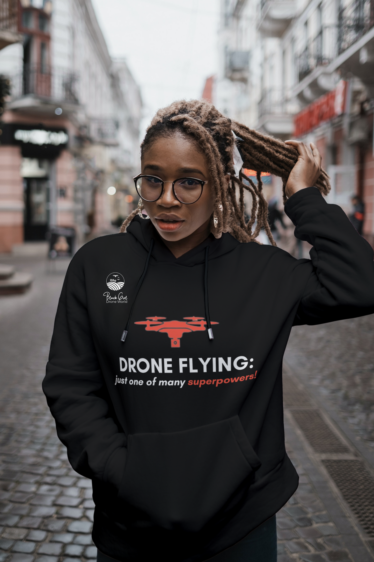 Superpowers Drone Women's Hoodie