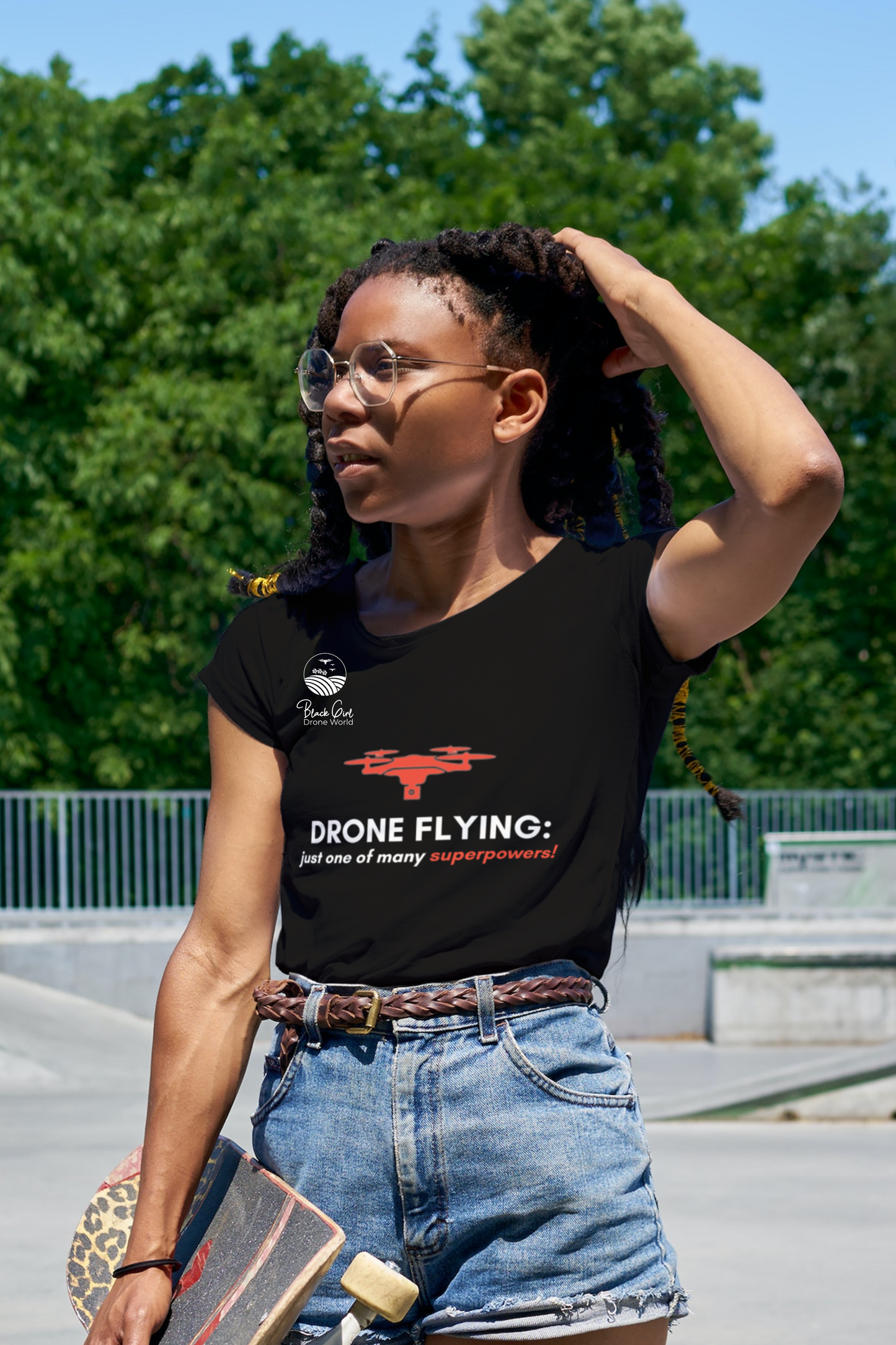 Superpower Drone Women's Tee