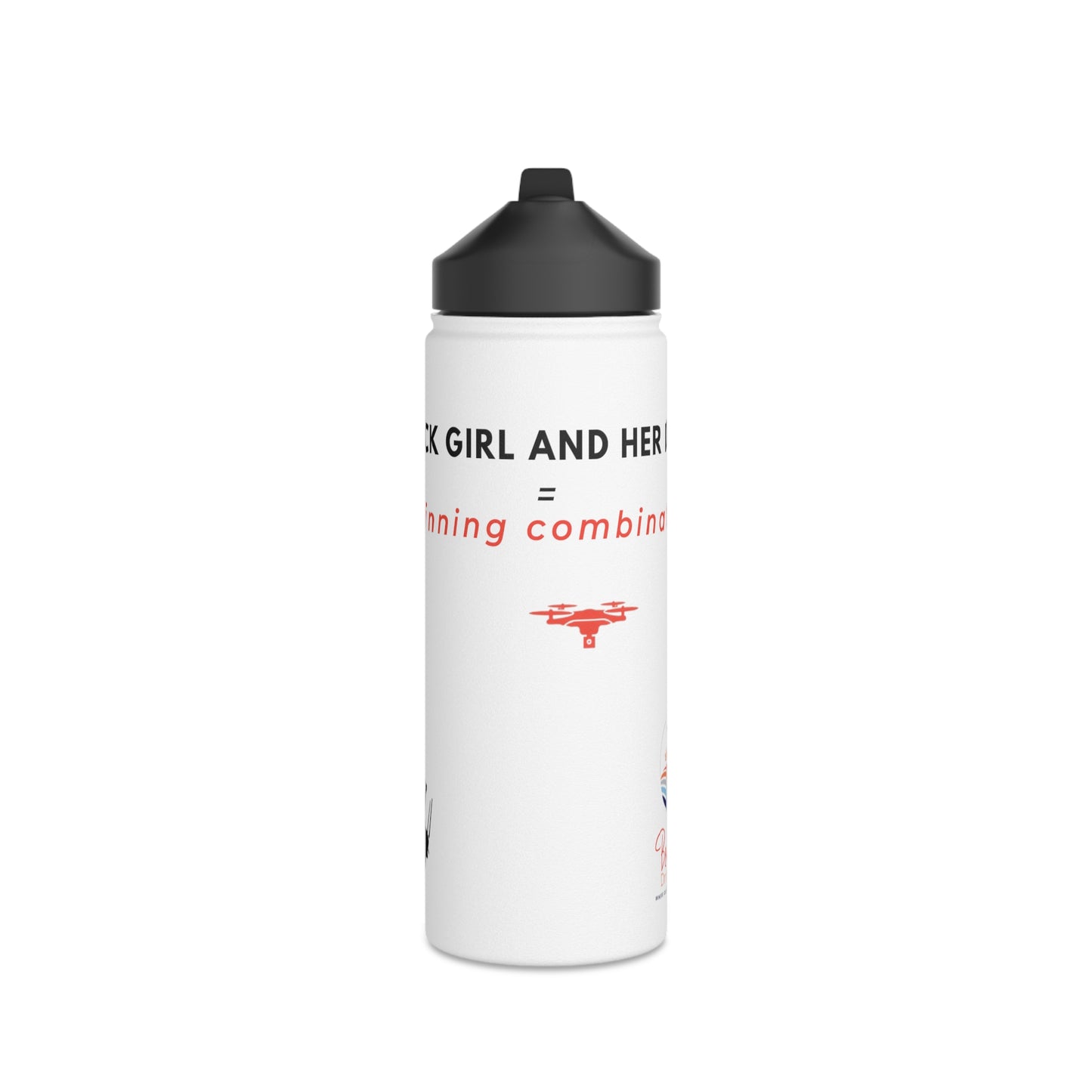 Winning Combo White Stainless Steel Water Bottle