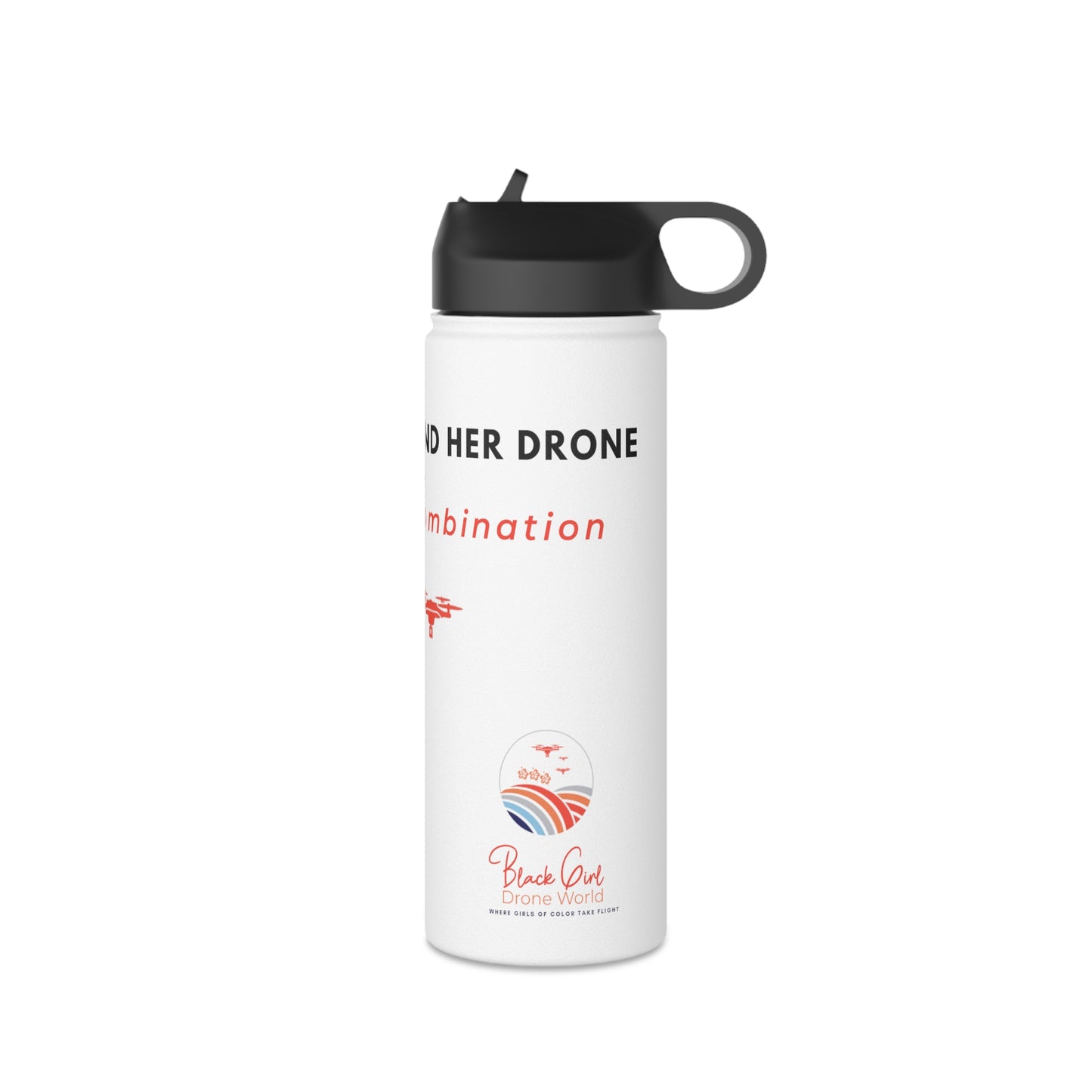 Winning Combo White Stainless Steel Water Bottle