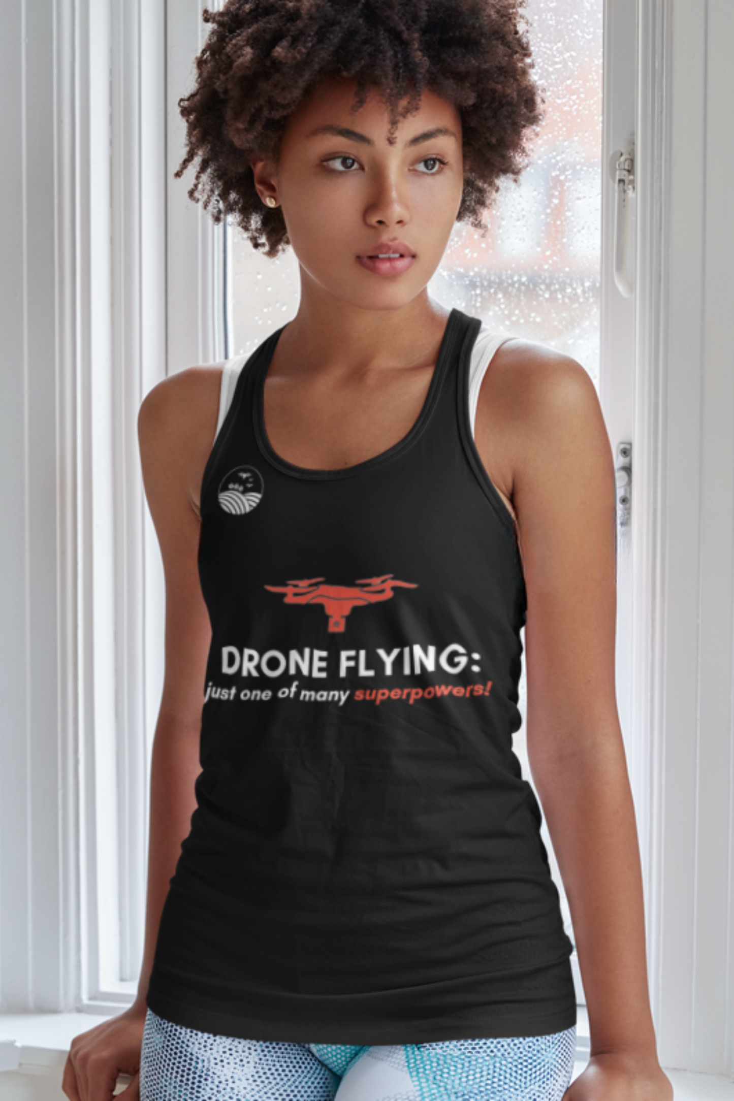 Superpowers Drone Racerback Tank Top